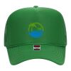 OTTO Cap 5 Panel High Crown Mesh Back Trucker Hat Thumbnail